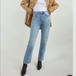 Aritzia Denim Forum The BF High Rise Loose Jeans 28LX27W